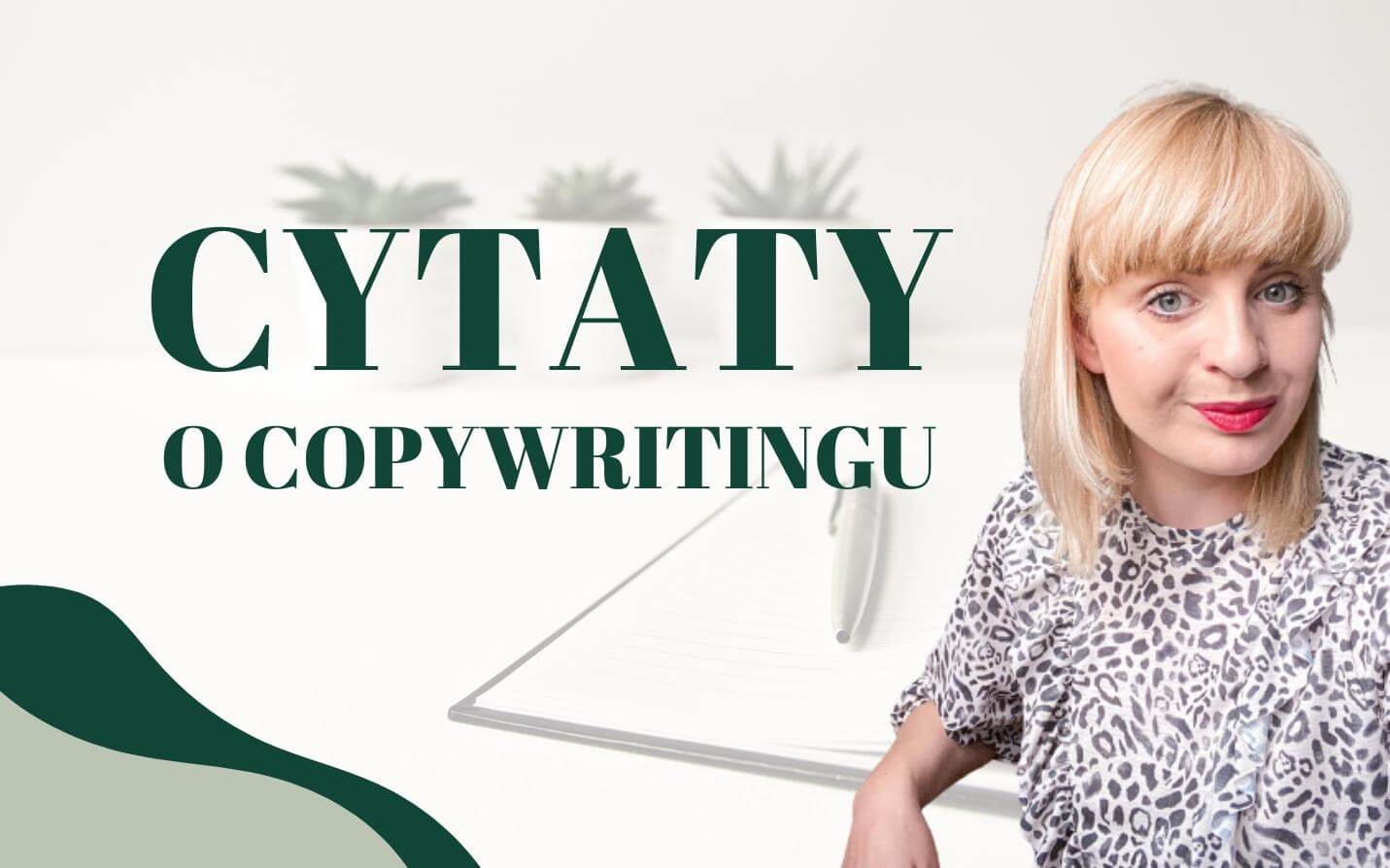 Cytaty o copywritingu okładka wpisu na blogu