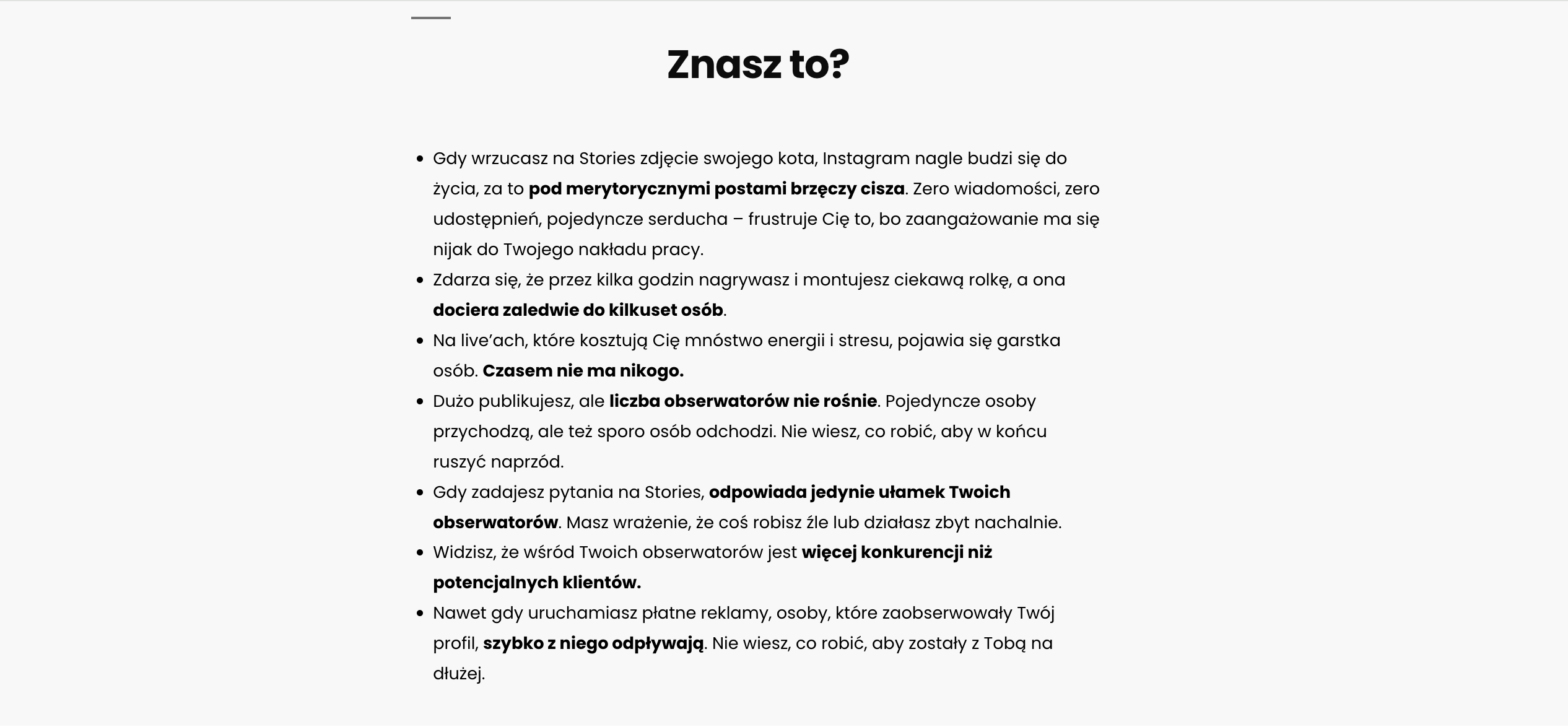 Punkty bólu klienta