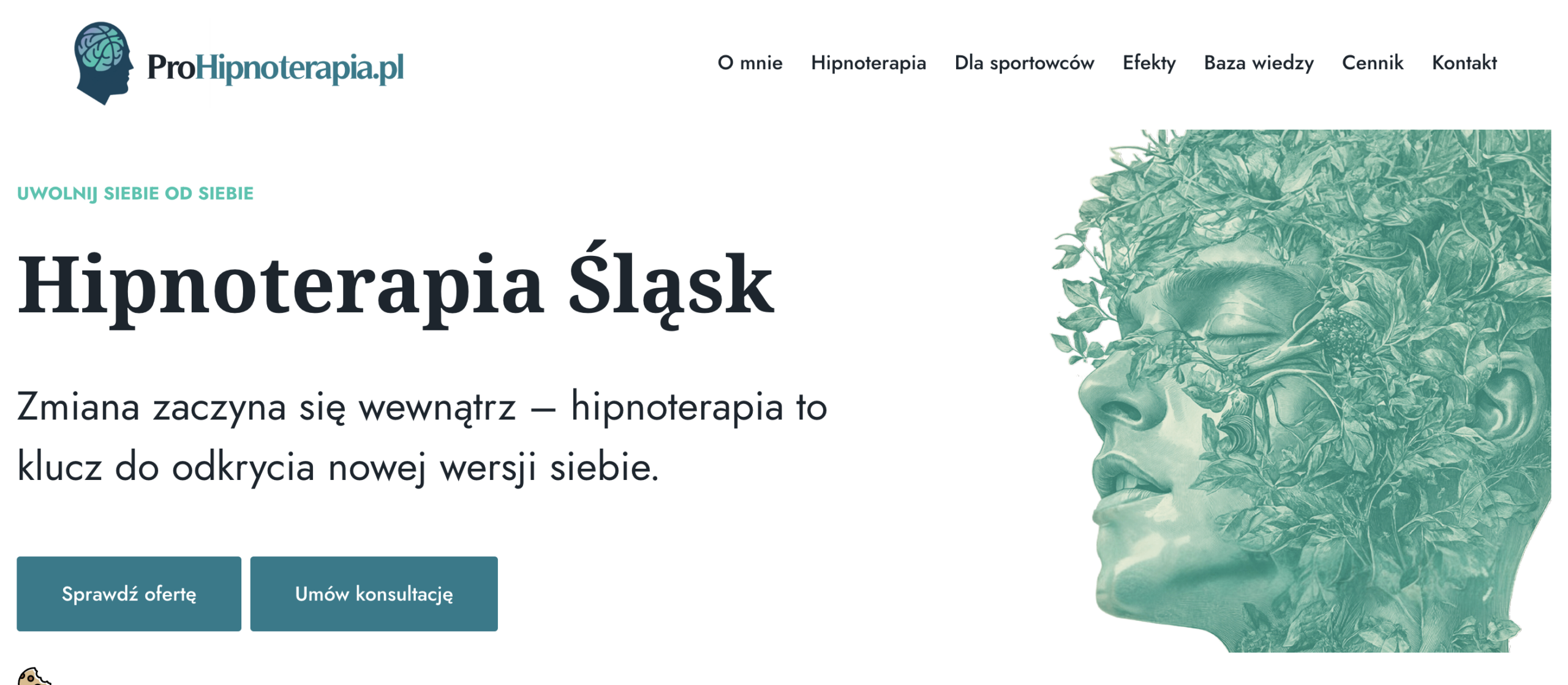 Nagłówek strony głównej